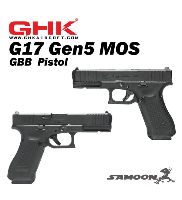 [PRE-ORDER NOW]UMAREX  x  GHK  GLOCK 17 Gen5 V2 MOS Aluminum slide version Pistol