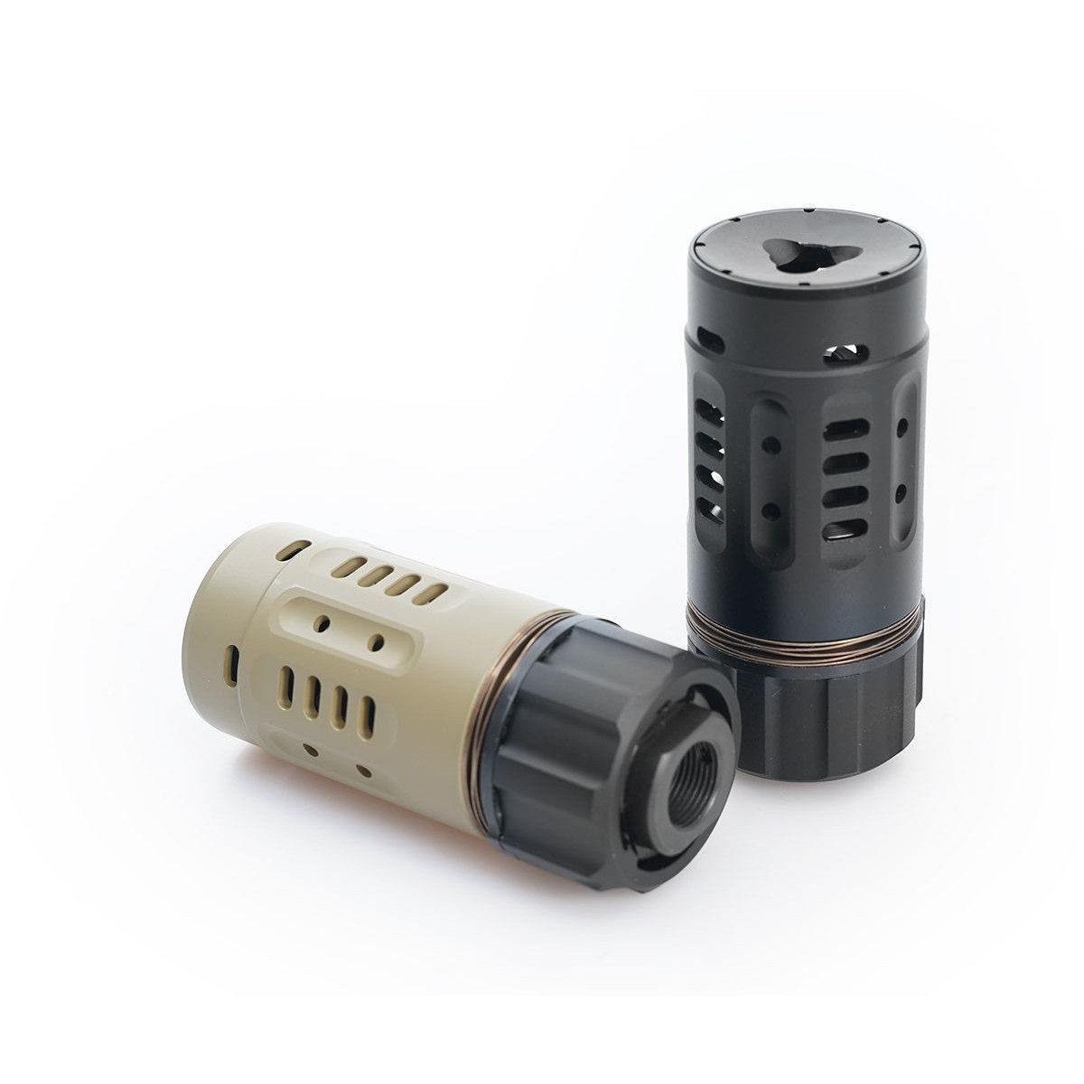 5KU DA EHANCED Aluminum Alloy Silencer & Flash Hider 14mm 5KU DA EHANCED Aluminum Alloy Silencer & Flash Hider 14mm