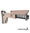 5KU ACR Style Adjustable Folding Stock For GHK AK V2 Series GBBR