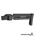 5KU PT-5 Style Telescopic Foldable Buttstock For GHK AKM V3 GBB