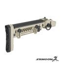 5KU PT-5 Style Telescopic Foldable Buttstock For GHK AKM V3 GBB