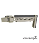 5KU PT-5 Style Telescopic Foldable Buttstock For GHK AKM V3 GBB