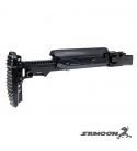 5KU Folding Telescopic Buttstock w/ Cheek Riser for GHK AK V2 GBB