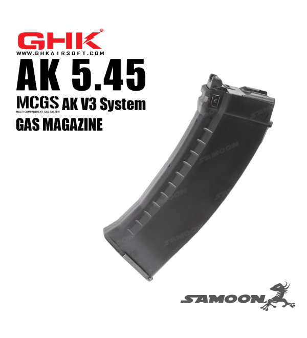 《PRE-ORDER》GHK AK V3 AK74 5.45 30Rds Gas Magazine (MCGS System / GHK AK V3 GBB System)