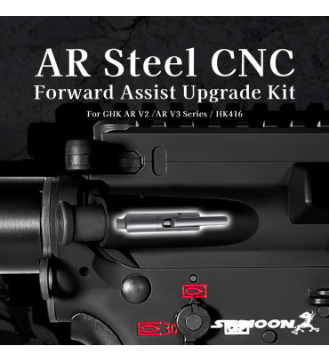 AR Steel CNC Forward Assist Upgrade Kit For GHK AR Series AR Steel CNC Forward...