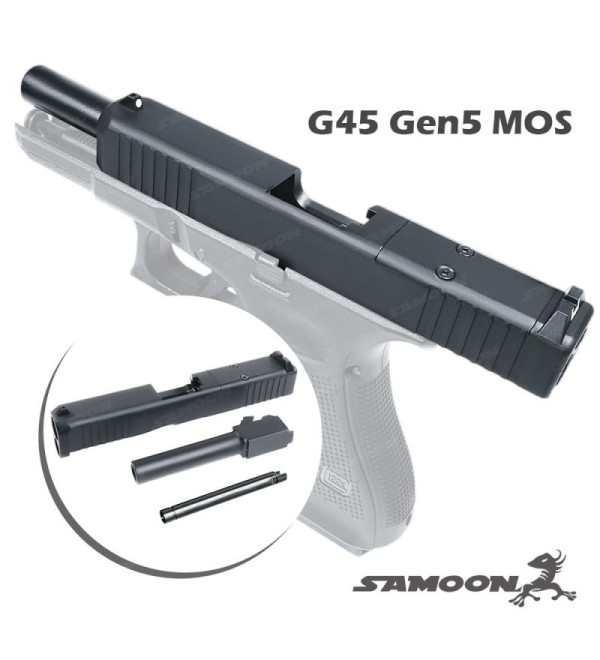 BFA Steel Slide Outer Barrel Set for GHK G45 Gen5 MOS GBB