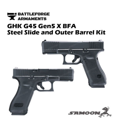 SAMOON customized GHK G45 Gen 5 MOS χ BFA steel slide & barrel kit SAMOON customized GH...