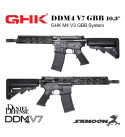 GHK DD M4 V7 V3 GBB 10.3" (GHK M4 V3 GBB System) /BLACK /MFR /Daniel Defense Licensed