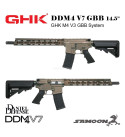 GHK  DD M4 V7 V3 GBB 14.5" (GHK M4 V3 GBB System)  /MFR /Daniel Defense Licensed