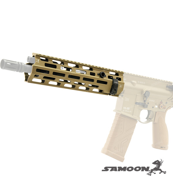 GHK M-LOK Quick-Detached Handguard Cerakote FDE Version for GHK HK416 GBBR