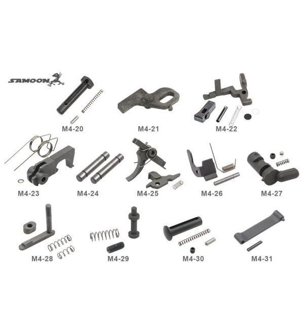 M4 Parts Inside Lower Receiver