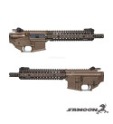 SAMOON Customized GHK MK18 V2 Tan color Receiver Set include MK18 DD Handguard