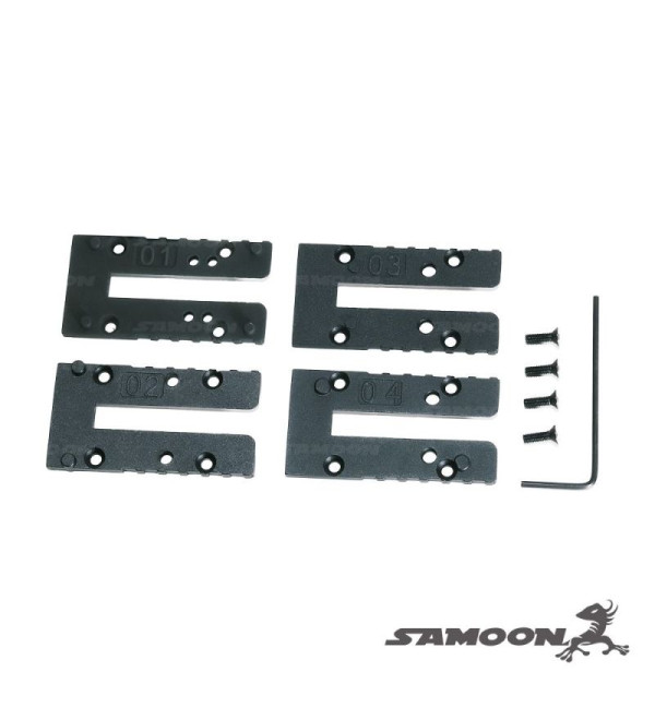 MOS REFLEX SIGHT ADAPTER SET FOR UMAREX / GHK GLOCK MOS MODEL (G17 GEN 5 / G45 MOS)