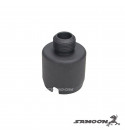 SAMOON Steel Made for 24mm to 14mm Flash Hider Adapter