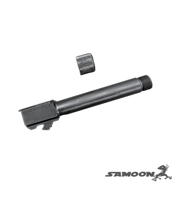 SAMOON CNC Steel Outer Barrel for GHK Glock G17 Gen5 / G45
