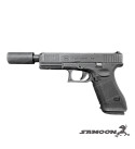 SAMOON CNC Steel Outer Barrel for GHK Glock G17 Gen5 / G45