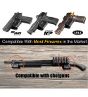 STINGER MAGNETIC GUN MOUNT & HOLDER WITH SAFETY TRIGGER GUARD PROTECTION (1 SET, 2PCS BUNDLE PACK)