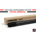 Steel outer barrel for GHK GKM
